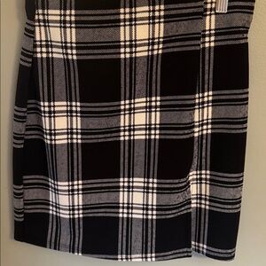 Black and White Plaid Skirt bundle of two